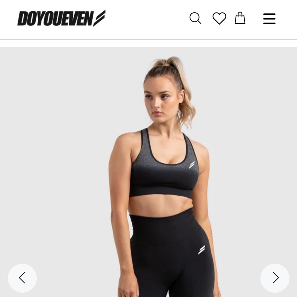 Ombré Seamless Crop - Black